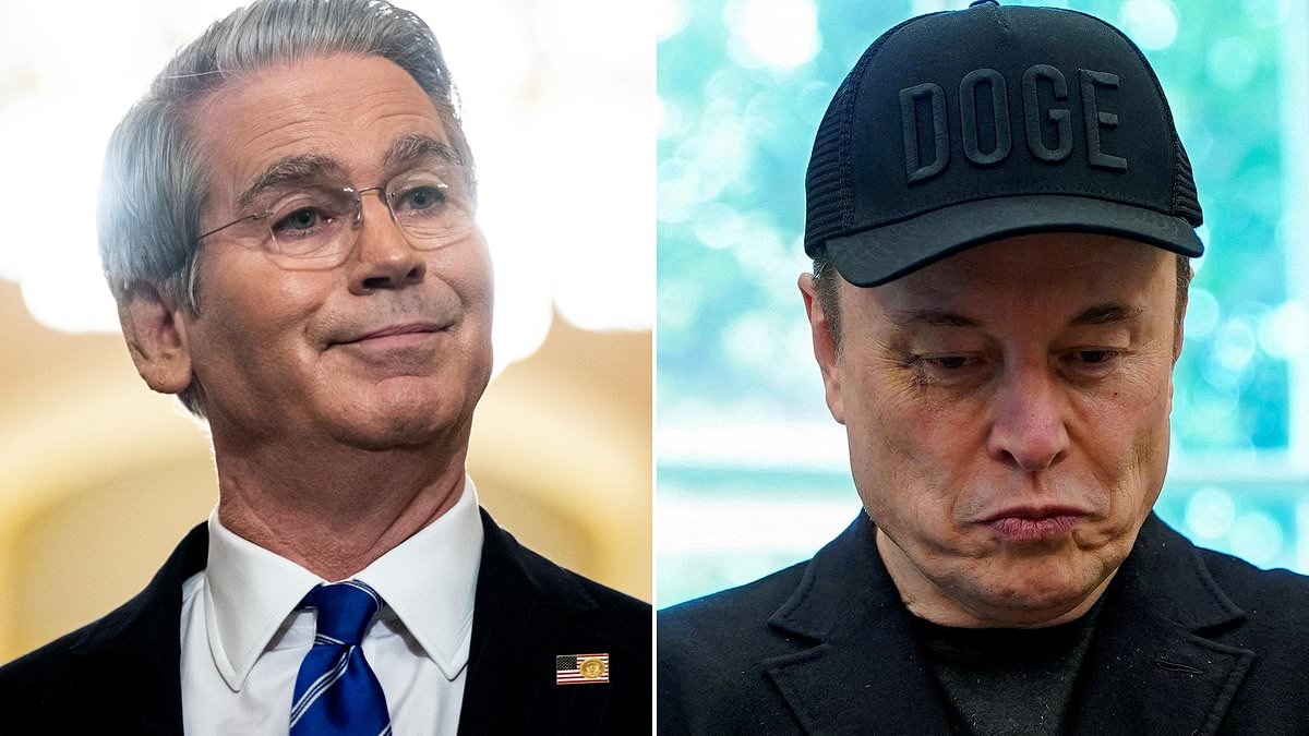 Scott Bessent takes vicious jab at Elon Musk after their West Wing punch-up