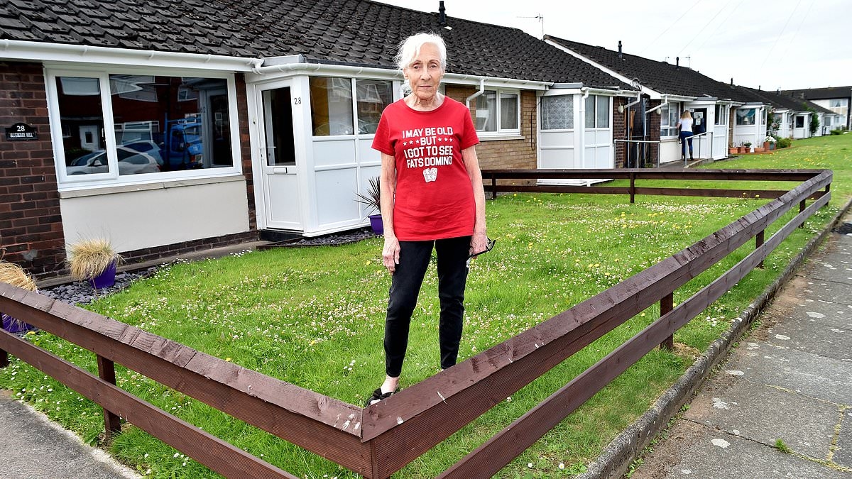 EXCLUSIVE Women at war with council over privacy fence after jobsworths say it is not 'in keeping' with local area - and vow to chain themselves to it