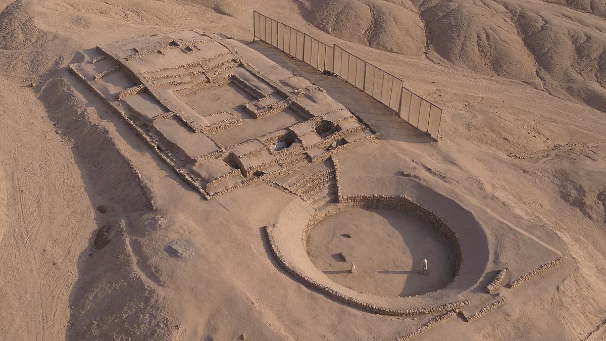 Archaeologists find 3,500-year-old city in Peru which once served as a trading hub - with sculptures and jewellery inside
