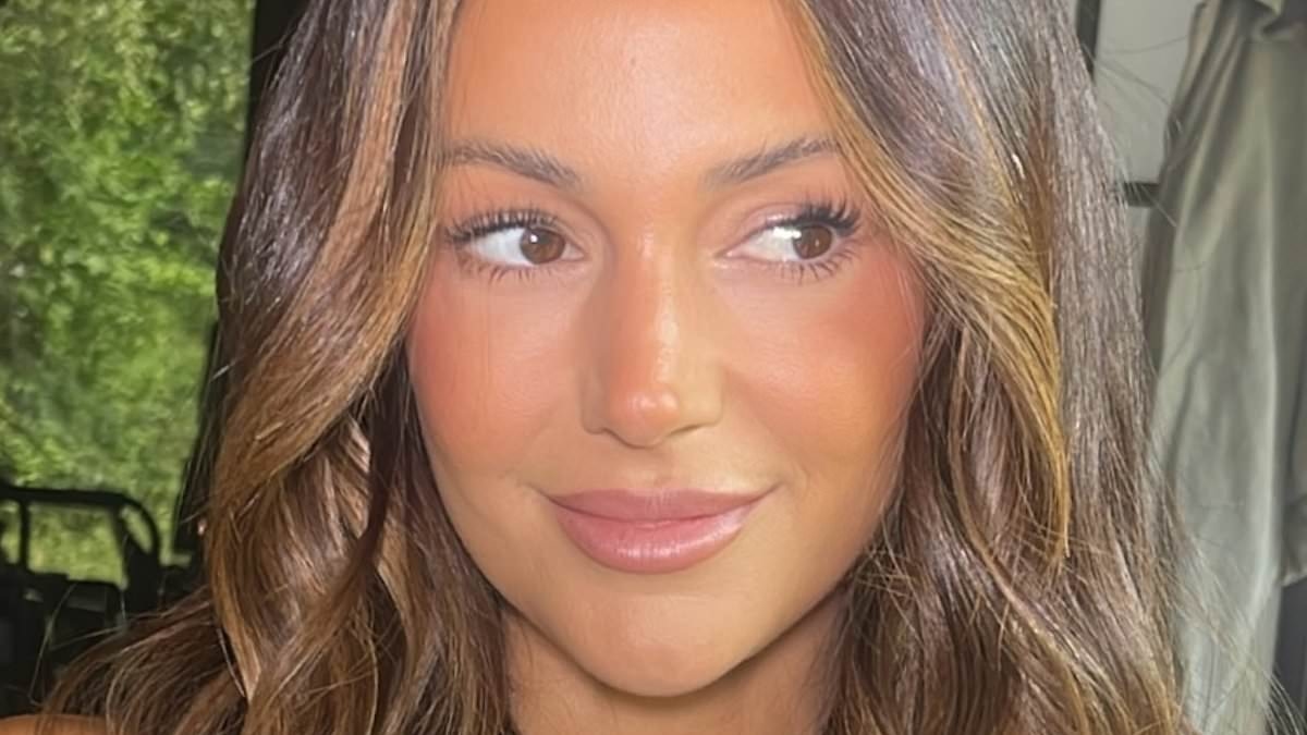 Michelle Keegan gets back to work on the set of a mystery project four months after giving birth and signing 'six-figure broadcasting deal'