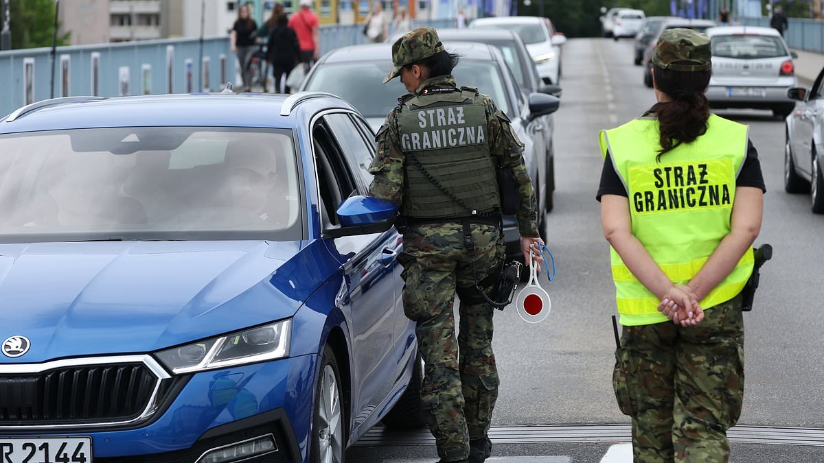 Poland reintroduces border controls with Germany in migrant crackdown after new nationalist president's 'Poles first' agenda