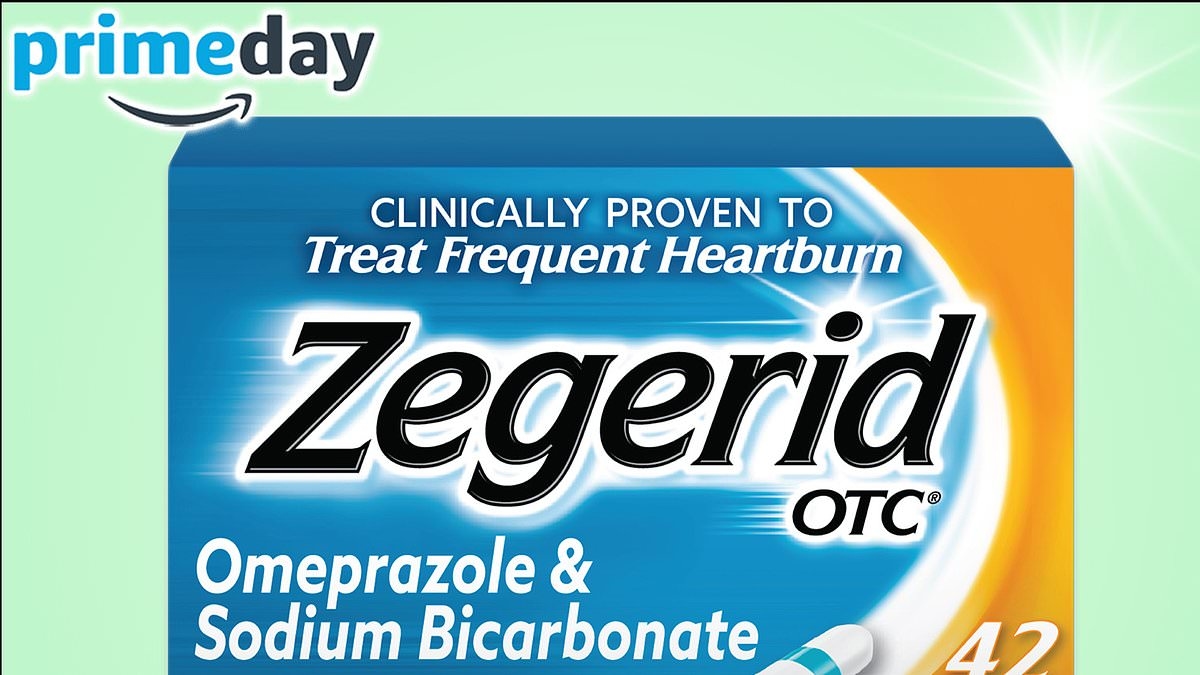 Say goodbye to heartburn for GOOD with 40% off Zegerid this Prime Day