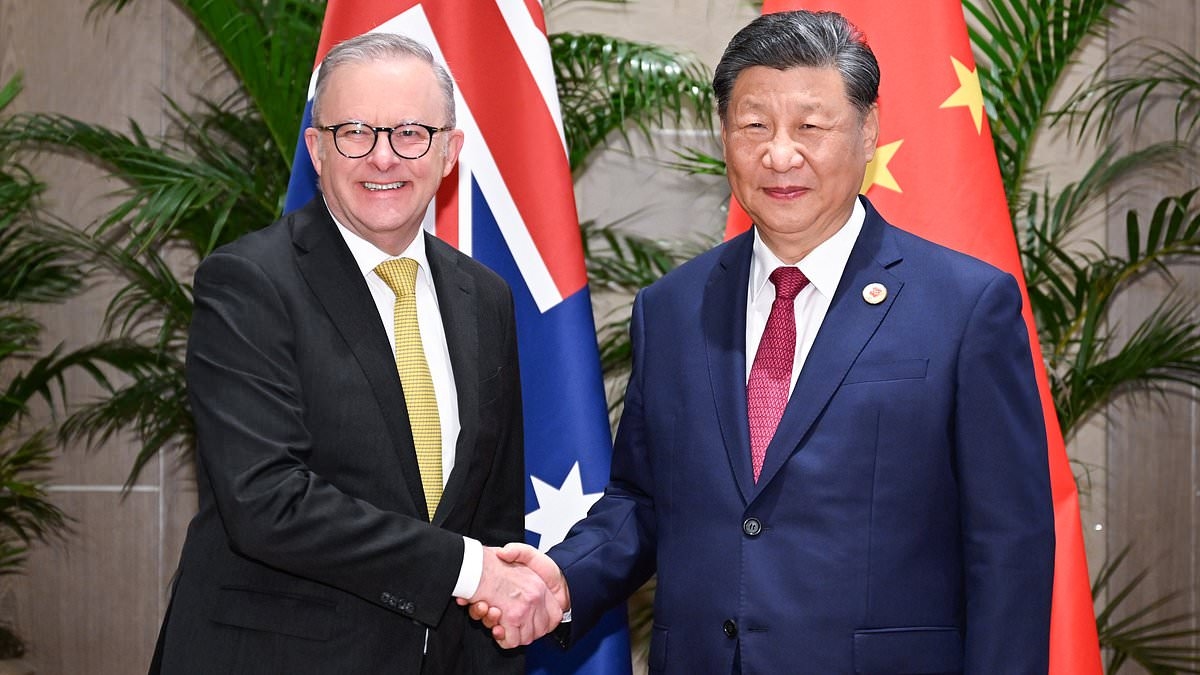 Anthony Albanese accused of getting 'cozy' with China and neglecting US