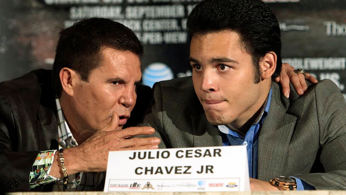 Julio Cesar Chavez Jr's legendary father breaks silence on son's ICE arrest over 'cartel links'