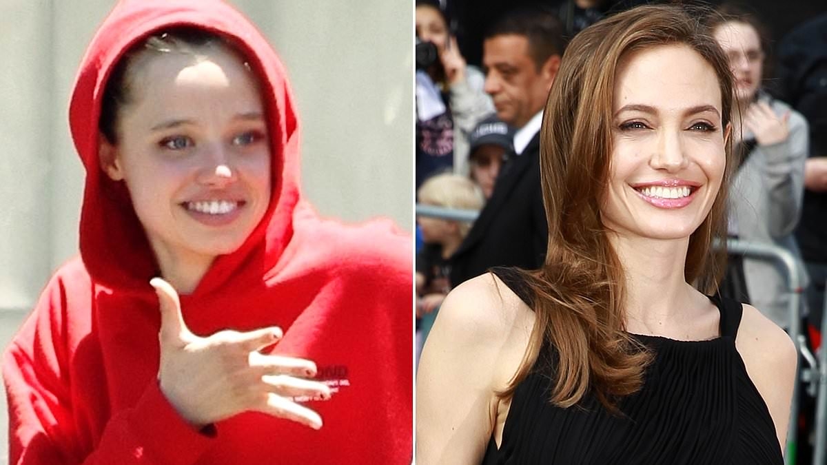 Shiloh Jolie is the spitting image of her mother Angelina on playful outing with rumored love interest