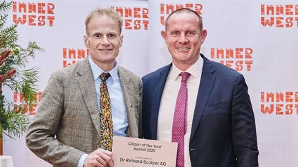 BREAKING NEWS Heartbreaking moment former Australian of the Year 'struggles' with speech due to brain tumour as he accepts major honour