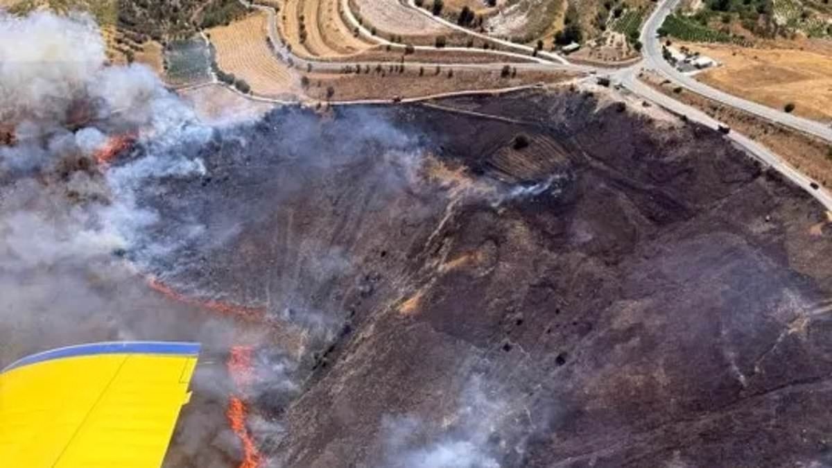 Athens closes the Acropolis and Cyprus face 'Titanic battle' with wildfires while search for Brit missing on holiday island enters 12th day as brutal 42C heatwave scorches Greece