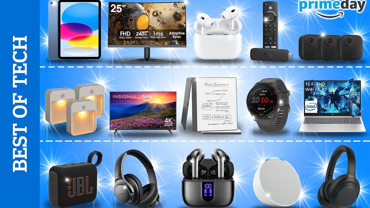Top 15 Amazon Prime Day tech deals: Apple, HP and more discounts up to 50% off