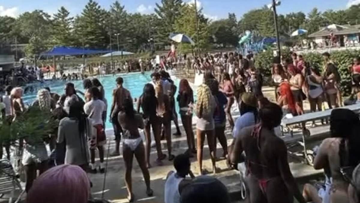 Mad Max mob swarms pool in upscale Chicago suburb, hurls fireworks and shoves female lifeguard in water