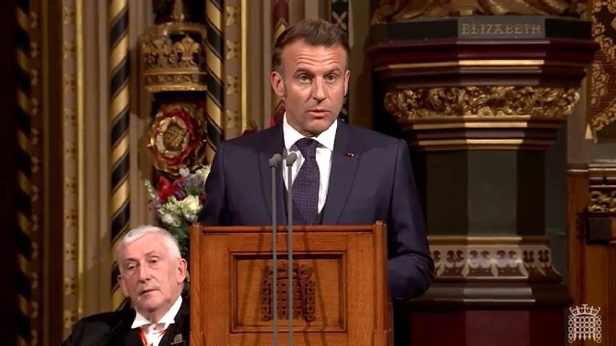 France's Macron says he and 'dear Keir' Starmer WILL tackle small boats as president admits illegal immigration is a 'burden' for both UK and France