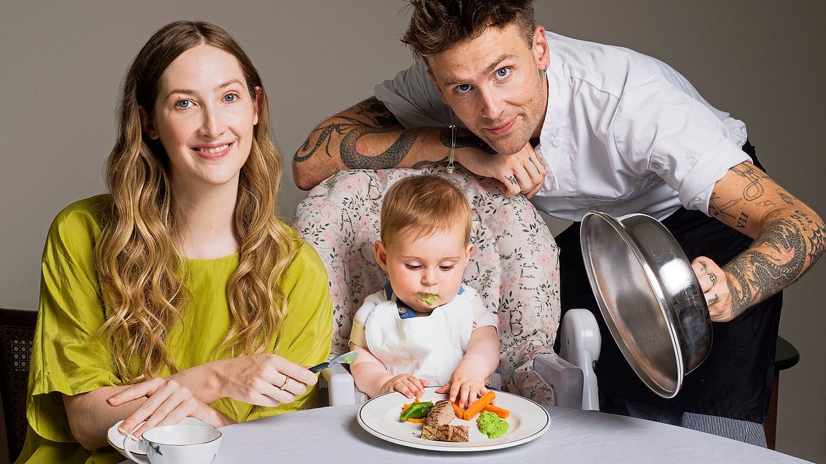 My brother is a chef who cooks steak and sweet potato chips for my 7-month-old because my pre-packaged baby food was ‘c**p': Flora Gill