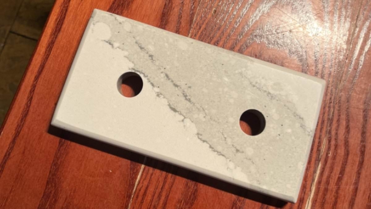 I found a weird slab with two holes while having a smoke at a bar... I was surprised to discover what it was