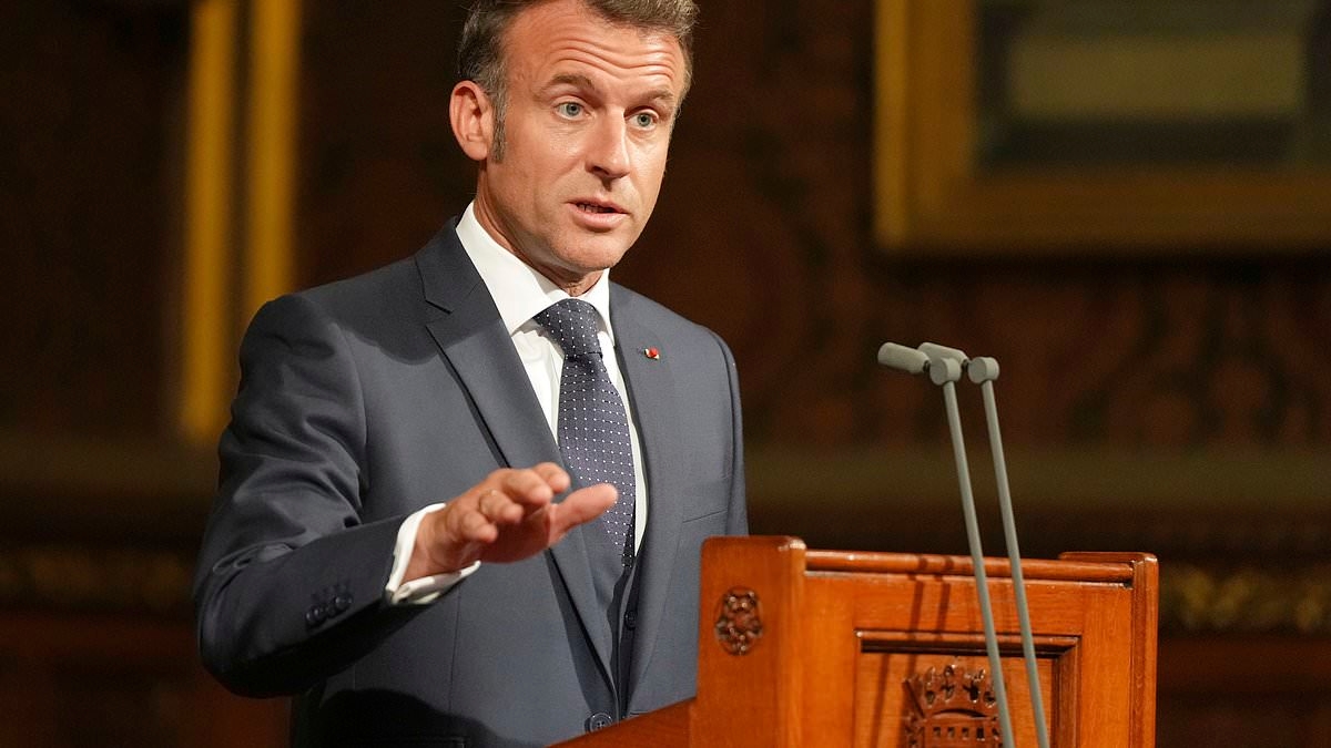 QUENTIN LETTS: Ten minutes in, Macron's accent was becoming a touch 'Allo 'Allo. By the end we were in Inspector Clouseau territory
