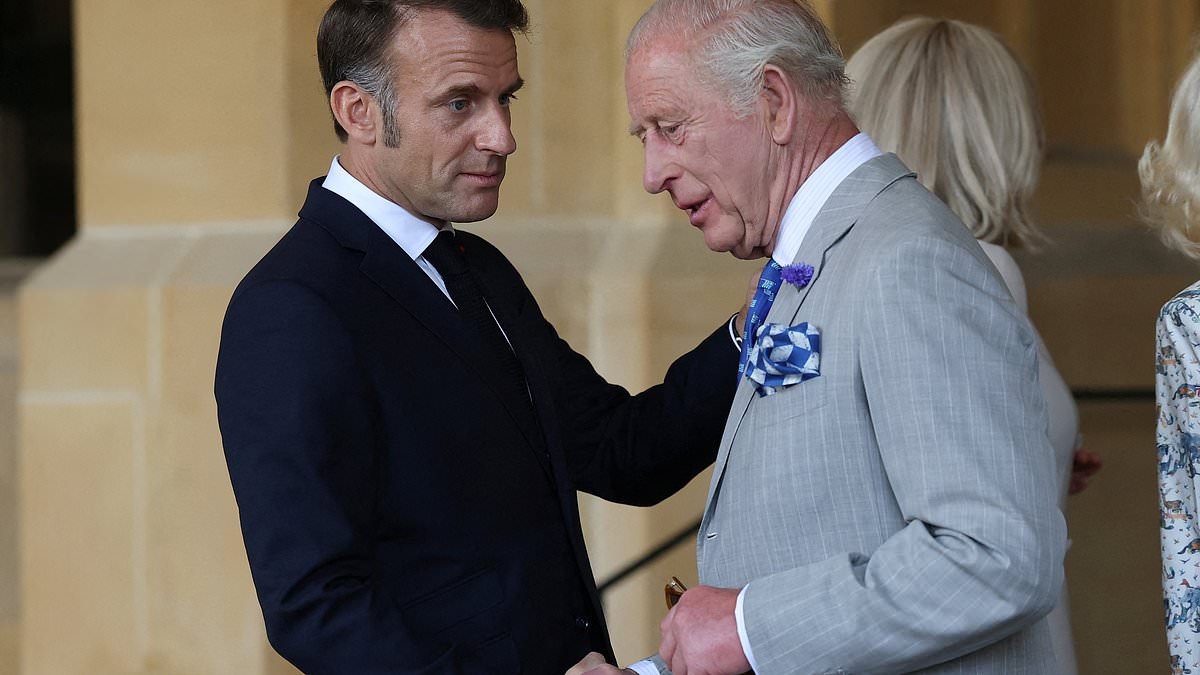 Revealed: The meaningful gifts exchanged by the King and Queen and the Macrons during the French President and First Lady's state visit