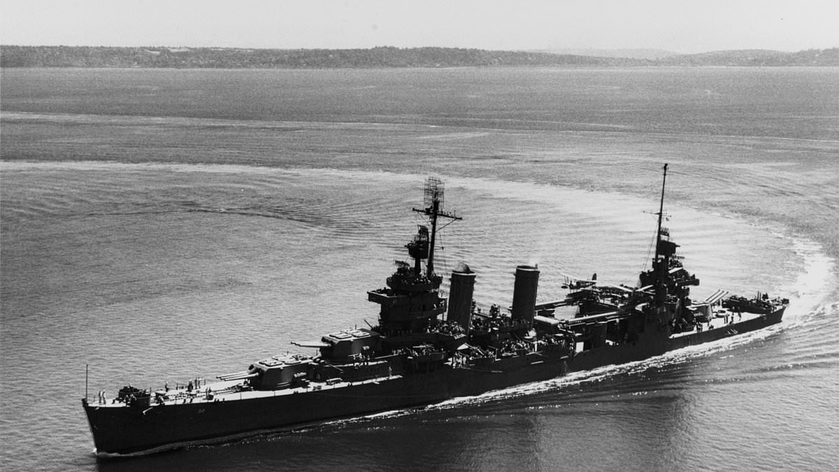 USS New Orleans bow found 83 years after it was blown off in WWII