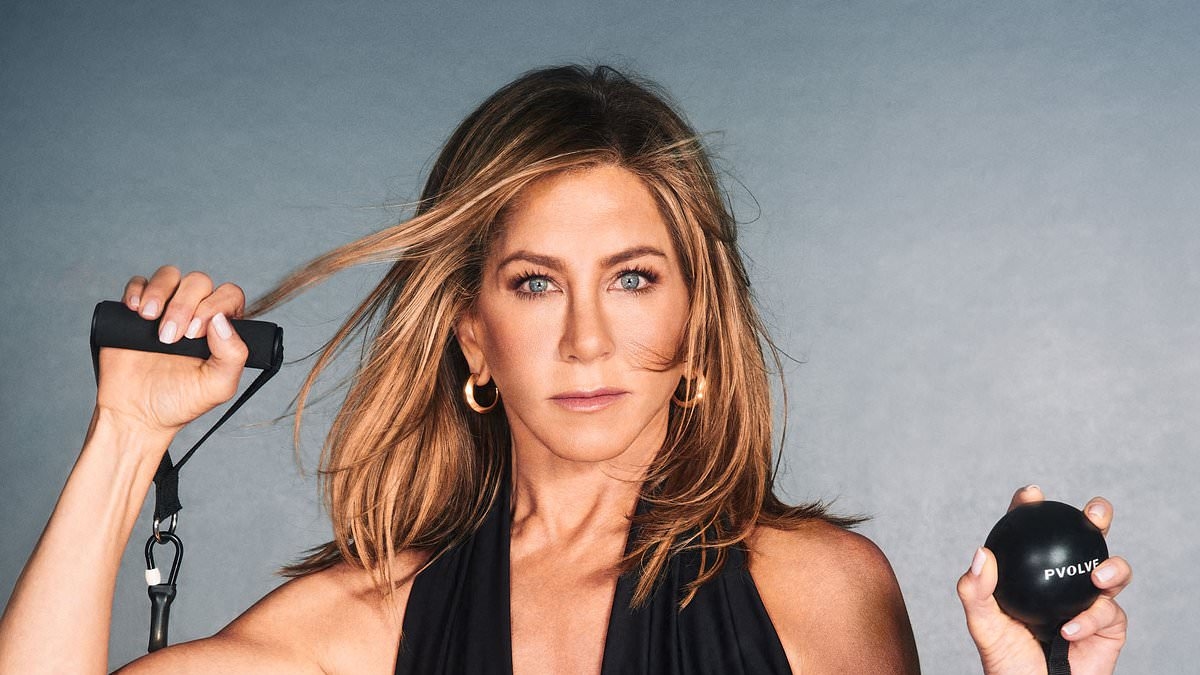 Jennifer Aniston, 56, flaunts her toned physique in a plunging black bodysuit as she sizzles in new ad campaign
