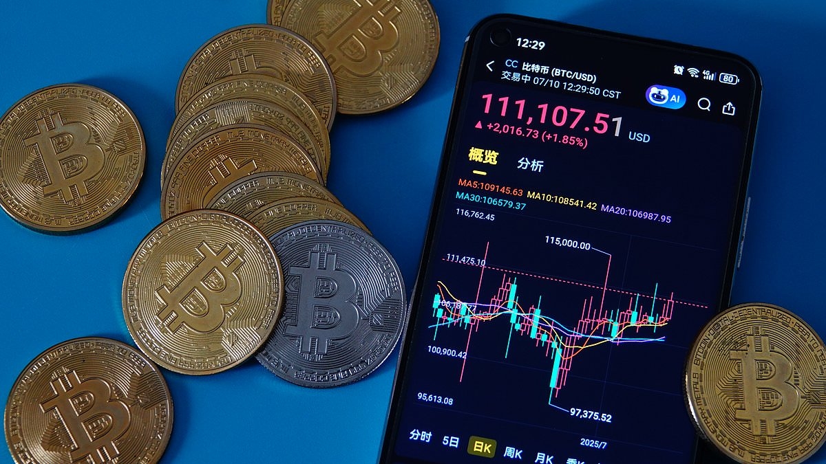 Bitcoin hits new all-time high above $112,000 as investors pile into stocks and crypto