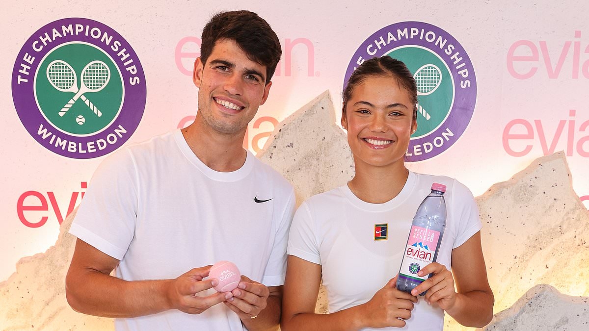 EXCLUSIVE Wimbledon runs out of Evian! Mineral water supplies go dry at SW19 and reusable bottles are taken off the shelves as fans struggle in the heat