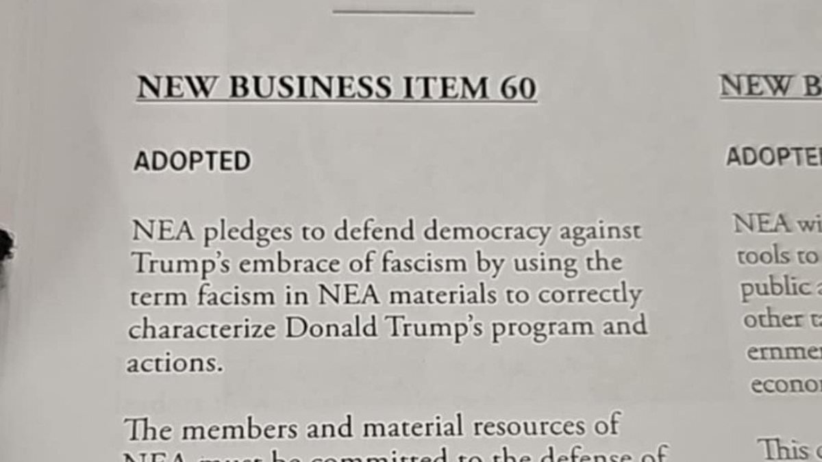 Teachers union mocked after very embarrassing error in anti-Trump agenda