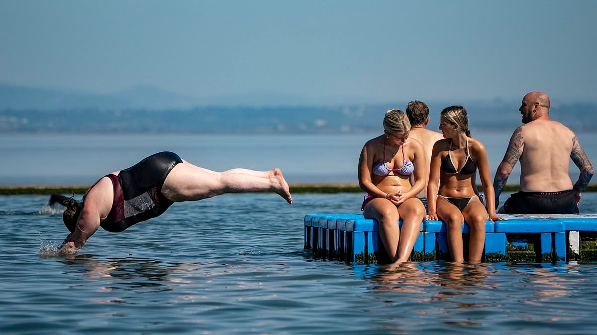 Here comes the heat! Amber alert warning in the south of England as 'killer' heatwave peaks at 32C and second hosepipe ban to hit one million Brits