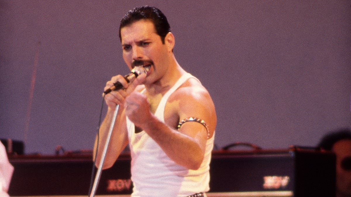 Incredible unseen photos of Live Aid rediscovered in the attic: MURRAY SANDERS was a young local paper photographer who had to buy a ticket to get in...now his precious memories have become a stunning new book