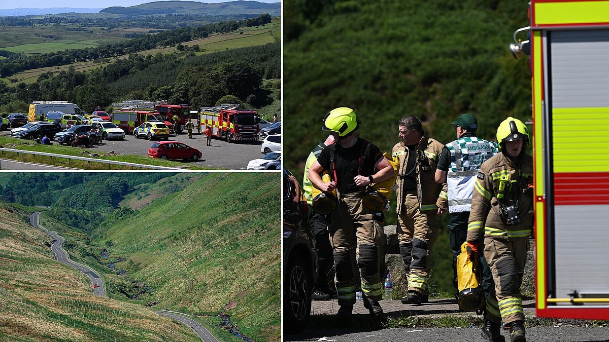 Tragedy at Scottish beauty spot: Woman, 63, dies in front of 'distraught' crowd