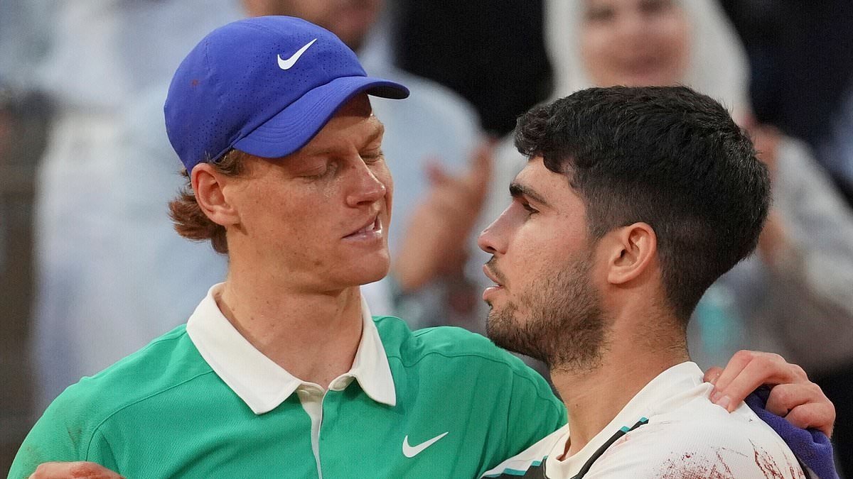 Carlos Alcaraz against Jannik Sinner is the new Roger Federer versus Rafael Nadal, writes MATTHEW LAMBWELL