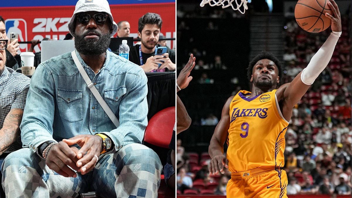 LeBron James' awkward ESPN shutdown overshadows son Bronny's NBA Summer League game amid Lakers drama