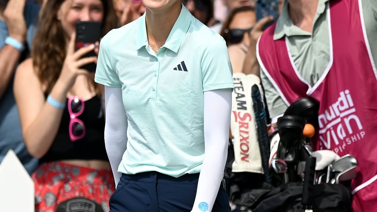 BREAKING NEWS Aussie golfer Grace Kim produces insane moment of magic during tense play-off decider as she wins the Amundi Evian Championship