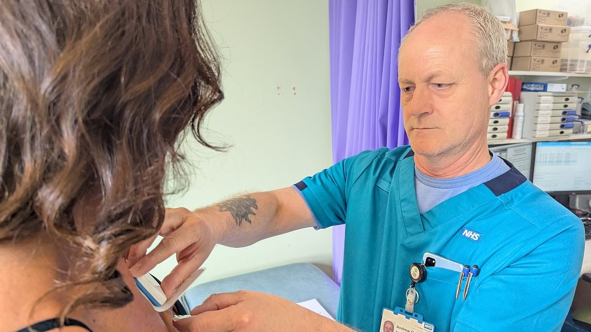 NHS patients sent new skin patches to attach themselves at home which can detect common heart problems