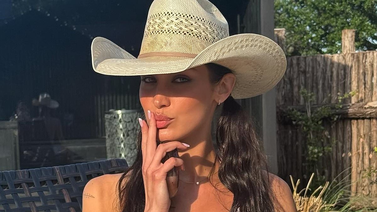 Bella Hadid sizzles in bikini as she embraces quiet life in Texas with cowboy boyfriend Adan Banuelos