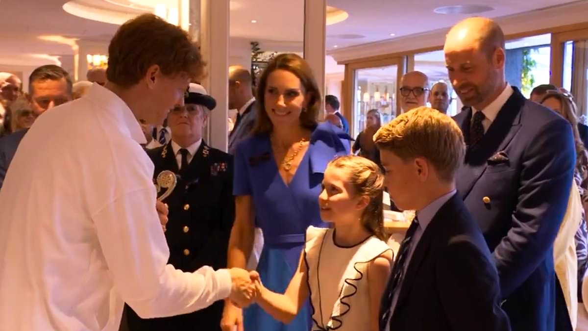 Prince William and Kate Middleton's sweet gesture to Louis: Royals ask new Wimbledon champion Jannik Sinner to sign a tennis ball for Prince Louis 'so he doesn't get upset' after missing the SW19 final