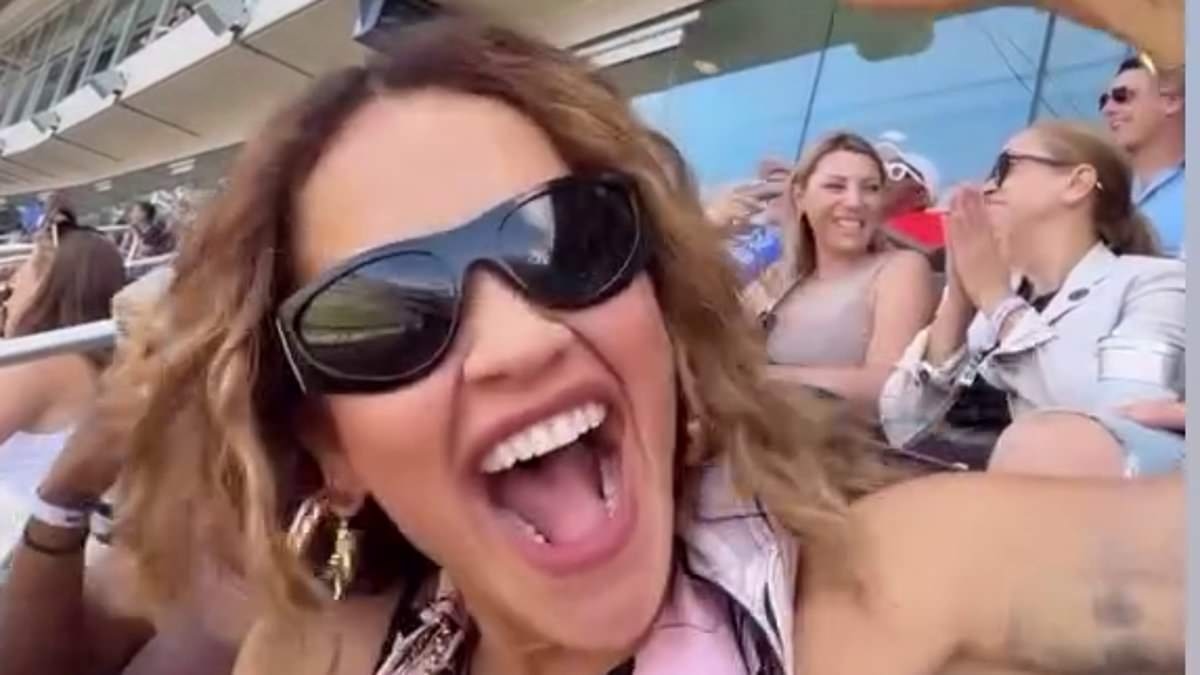 Rita Ora was Chelsea's 'lucky charm' as she cheered them onto their 3-0 World Cup victory against Paris Saint-Germain in New York