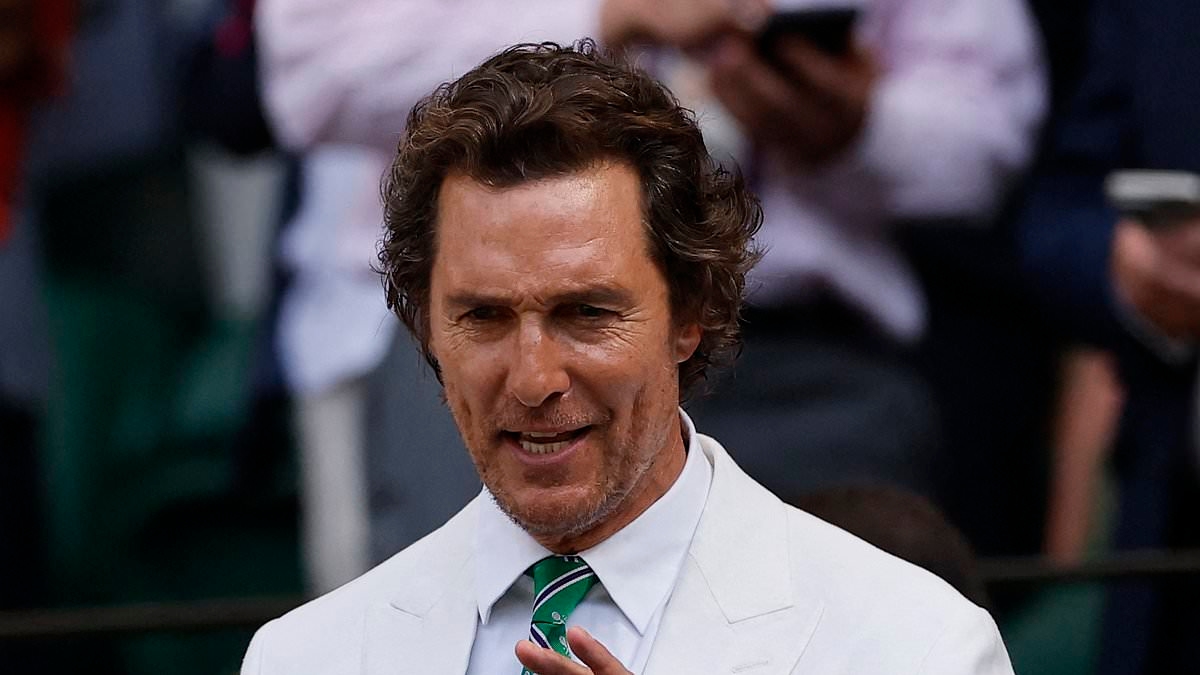 Matthew McConaughey is praised as a 'southern gentleman' for his sweet gesture to the Prince and Princess of Wales at Wimbledon final