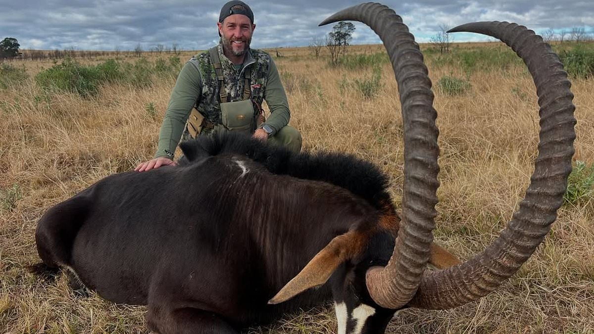 Ex-NFL quarterback Jay Cutler sparks fury after posing with animal he killed on South Africa hunting trip