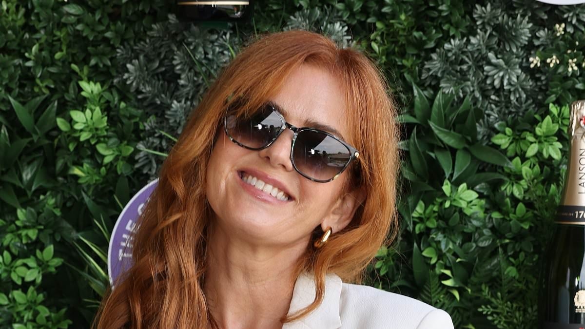 Isla Fisher has hilarious response after she and ex-husband Sacha Baron Cohen make separate appearances at Wimbledon on the same day - following THAT 'bizarre' tennis-themed divorce statement
