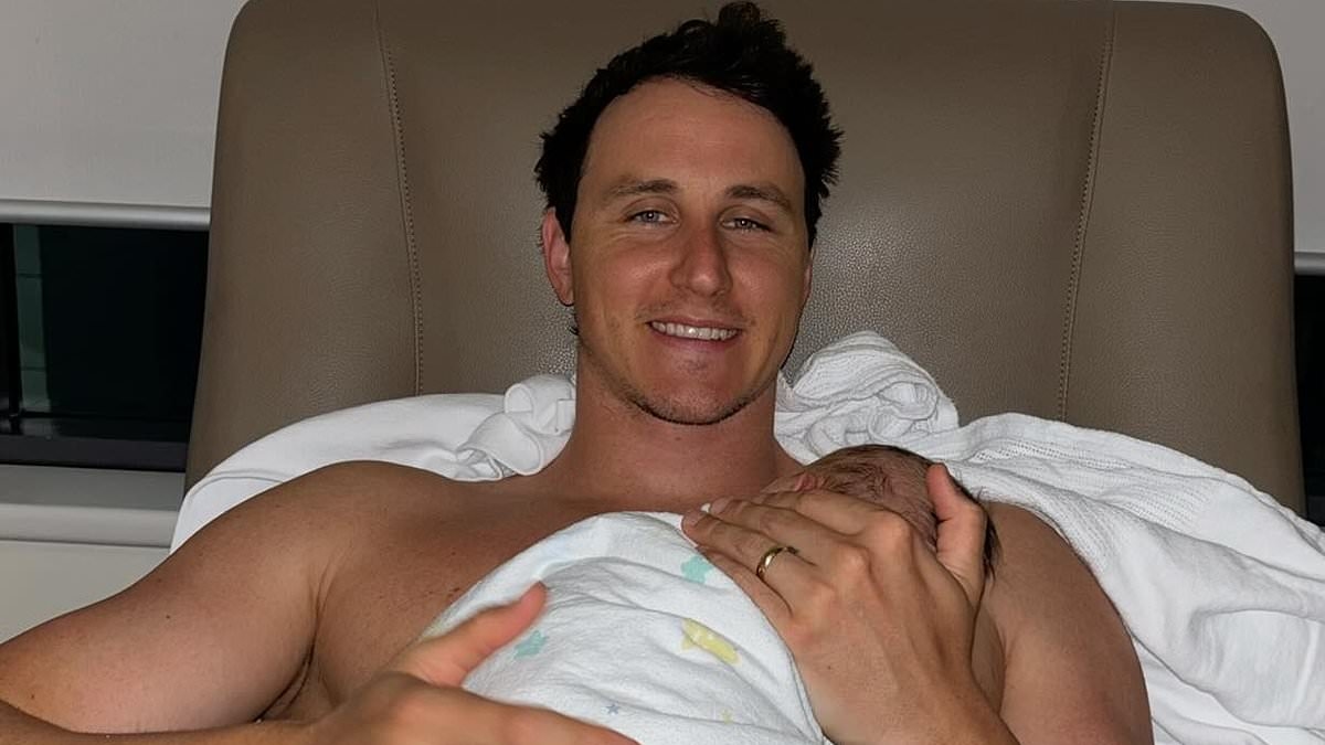 Aussie Olympic gold medallist Cam McEvoy announces birth of baby boy - and reveals the shocking inspiration for his son's name