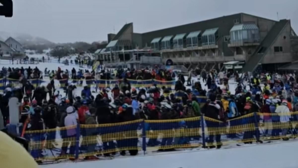 Aussies face lengthy delays for ski lift after snowstorm