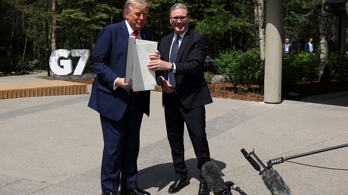 FTSE 100 tops 9,000 for first time EVER with Britain seen as 'safe haven' amid Trump trade war