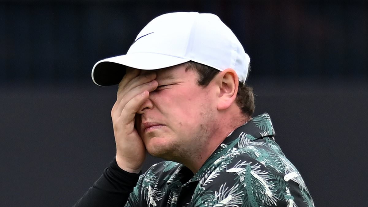 BOB MacINTYRE REVEALS HIS DARK SIDE: Scottish star admits he has to be left alone for an hour after it's gone wrong on the golf course ... because he feels the need to smash something up!