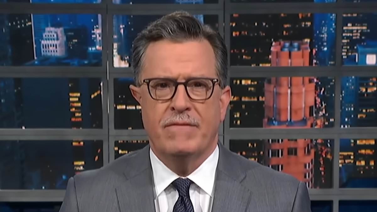 Furious Stephen Colbert rips Paramount bosses live on air for settling $16m lawsuit with Trump