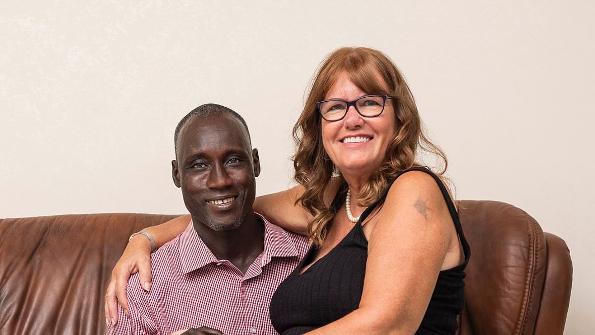 British grandmother, 65, dating 44-year-old Gambian waiter says men her age are 'like washed-up coleslaw' - as she lavishes him with thousands of pounds worth of gifts