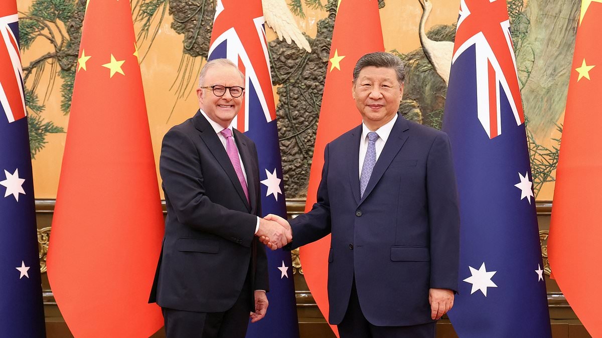 PETER VAN ONSELEN: Wait, what did Albo just say? Unsettling quote proves PM has become a mouthpiece for China - as mysterious power struggle in Xi's palace puts world at risk of WAR