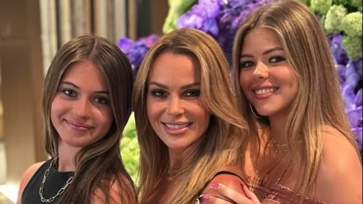 EXCLUSIVE Amanda Holden jokes she's the 'new Kris Jenner' as she reveals her lookalike daughters Lexi, 19, and Hollie, 13, will take on London Fashion Week and talks of a family reality show