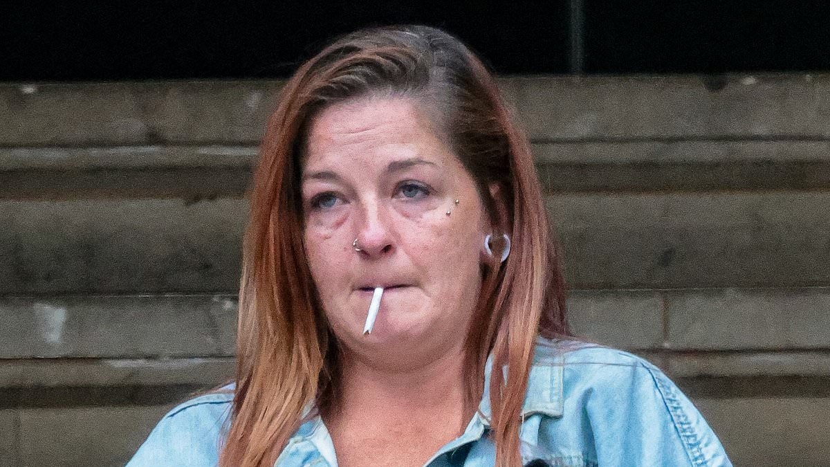 Plane passenger, 38, who drank duty-free booze before being aggressive onboard told police she had 'missed her flight' when she was arrested