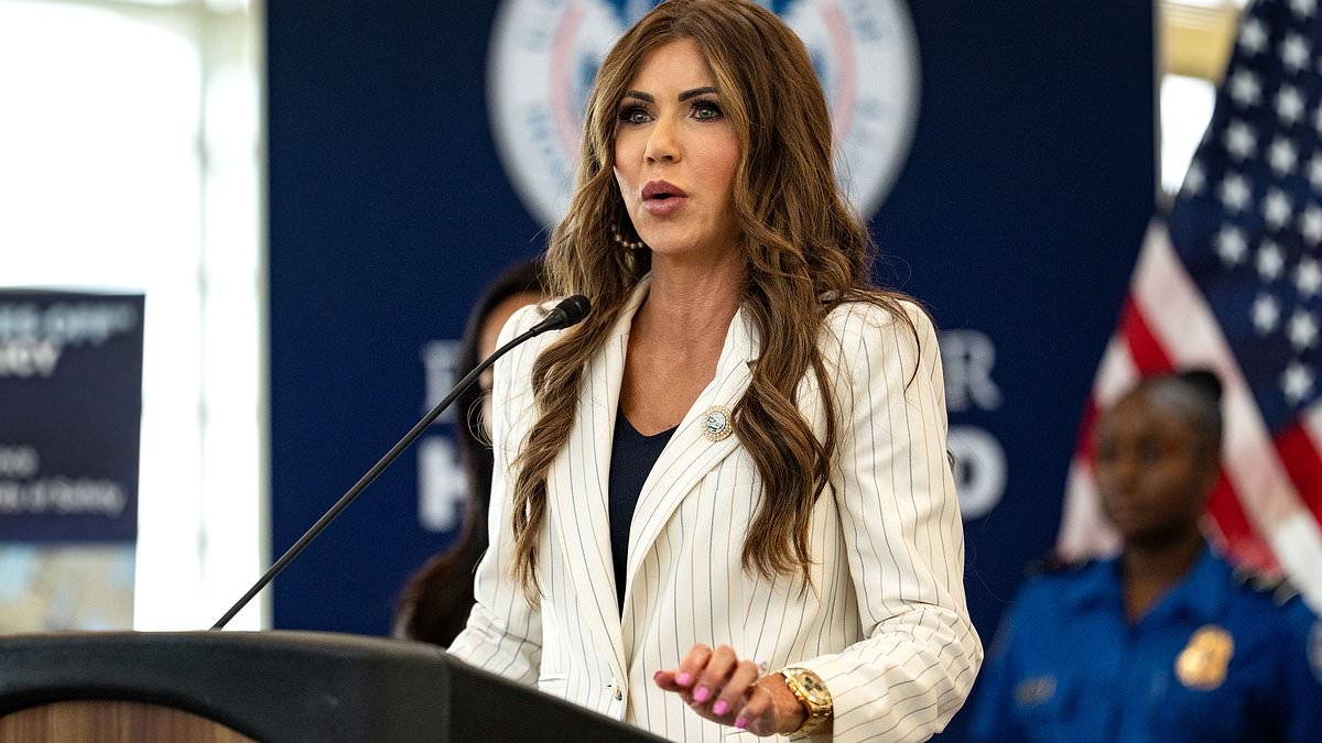 EXCLUSIVE ICE Barbie Kristi Noem makes telling move after her cozy living arrangement with Corey Lewandowski is exposed
