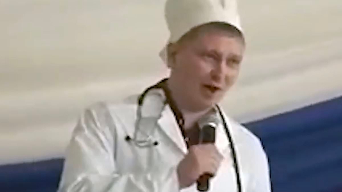 Russian 'psychopath' torturer dubbed Dr Evil by Ukrainian POW victims for his brutality at hellhole gulag is unmasked by activists