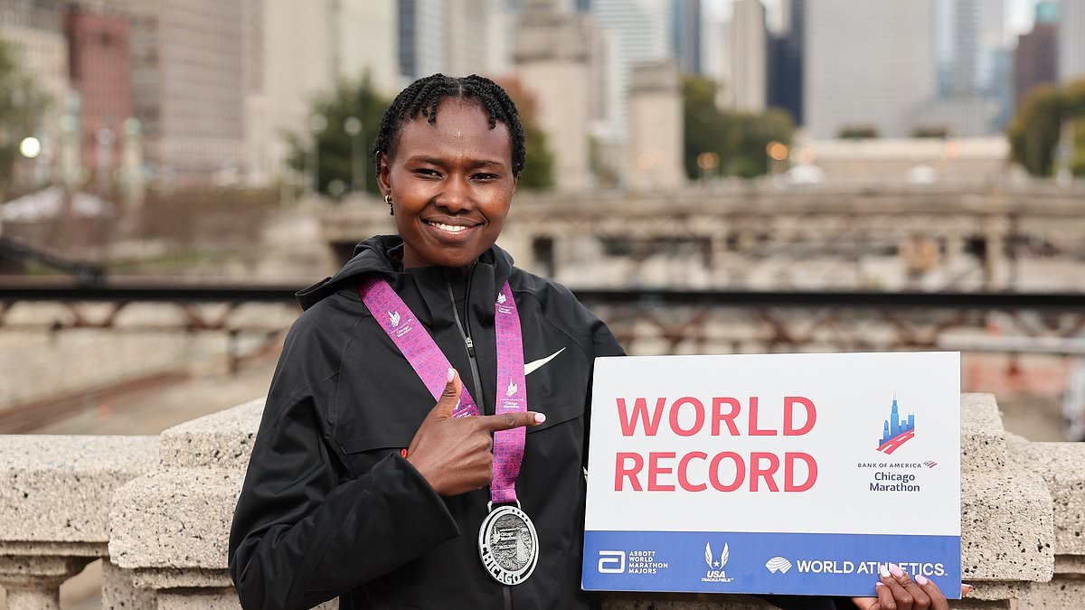 Fastest women's marathon runner provisionally SUSPENDED after testing positive for banned substance - having beat previous world record time by TWO MINUTES