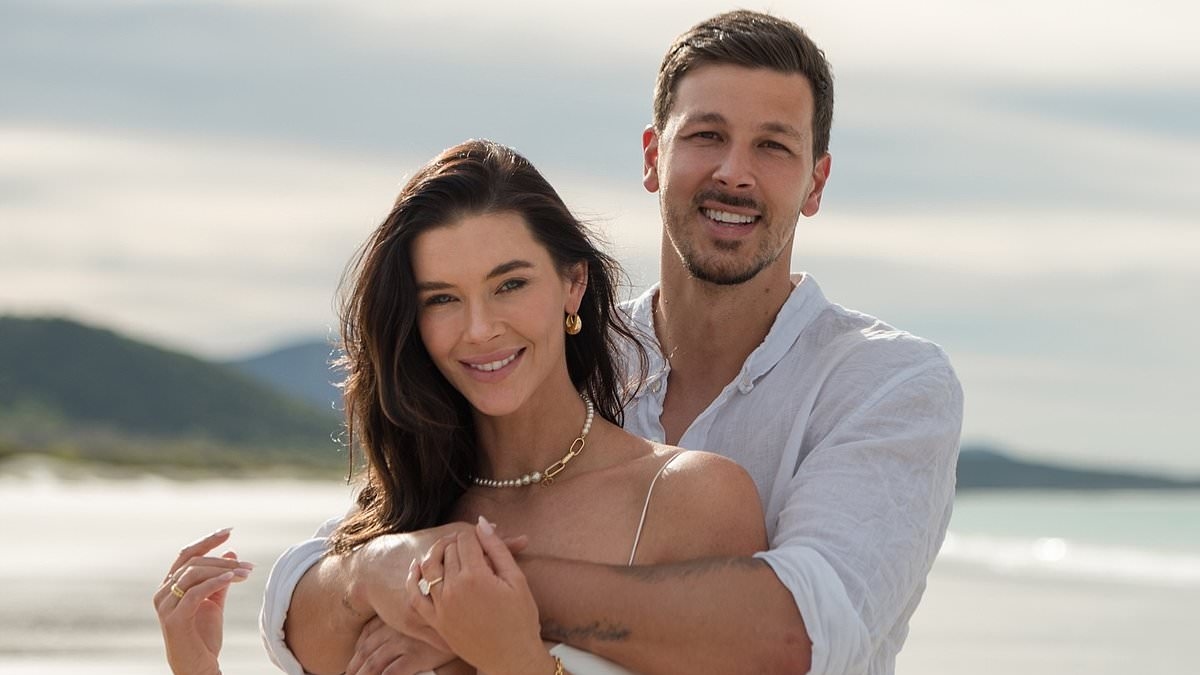 Inside Brittany Hockley and husband Ben Siegrist's lavish new Gold Coast dream home - as they reveal the odd reason why they won't be moving in anytime soon