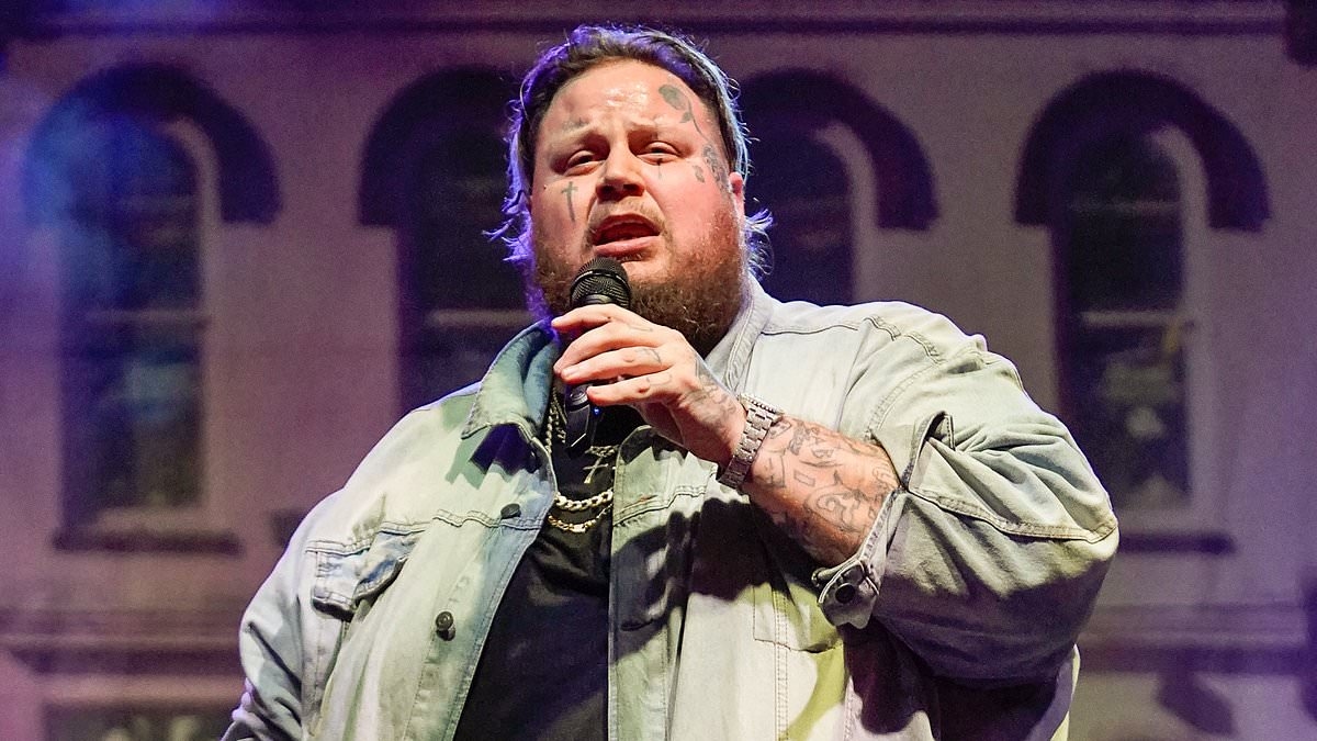 Jelly Roll shows off weight loss as he guest hosts Jimmy Kimmel Live!